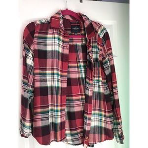 American Eagle flannel size medium